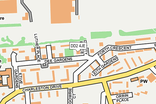 DD2 4JE map - OS OpenMap – Local (Ordnance Survey) DD2 4JE map - OS OpenMap – Local (Ordnance Survey)