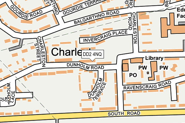 DD2 4NQ map - OS OpenMap – Local (Ordnance Survey)