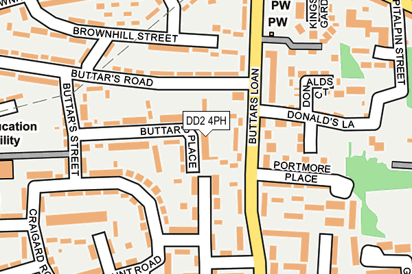 DD2 4PH map - OS OpenMap – Local (Ordnance Survey) DD2 4PH map - OS OpenMap – Local (Ordnance Survey)