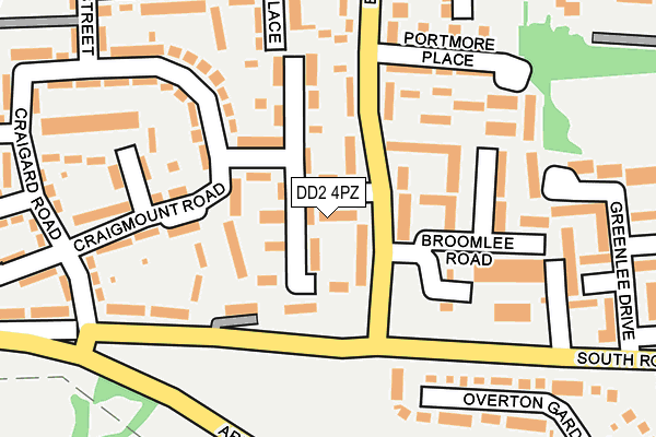 DD2 4PZ map - OS OpenMap – Local (Ordnance Survey) DD2 4PZ map - OS OpenMap – Local (Ordnance Survey)