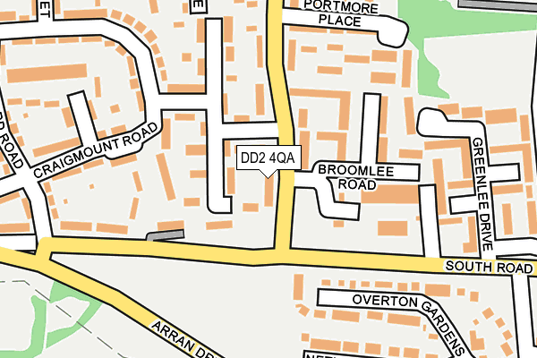 DD2 4QA map - OS OpenMap – Local (Ordnance Survey) DD2 4QA map - OS OpenMap – Local (Ordnance Survey)