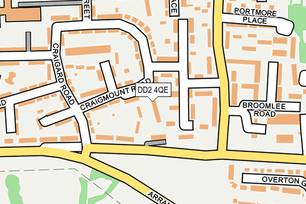 DD2 4QE map - OS OpenMap – Local (Ordnance Survey) DD2 4QE map - OS OpenMap – Local (Ordnance Survey)
