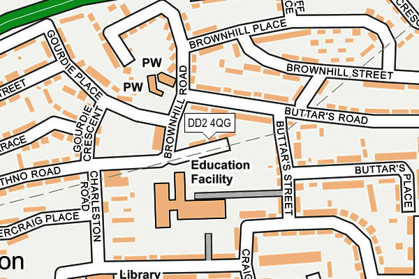 DD2 4QG map - OS OpenMap – Local (Ordnance Survey) DD2 4QG map - OS OpenMap – Local (Ordnance Survey)