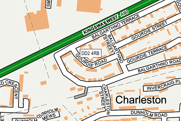 DD2 4RB map - OS OpenMap – Local (Ordnance Survey) DD2 4RB map - OS OpenMap – Local (Ordnance Survey)