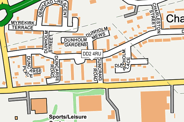 DD2 4RU map - OS OpenMap – Local (Ordnance Survey) DD2 4RU map - OS OpenMap – Local (Ordnance Survey)