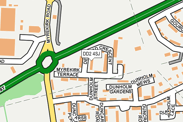 DD2 4SJ map - OS OpenMap – Local (Ordnance Survey) DD2 4SJ map - OS OpenMap – Local (Ordnance Survey)