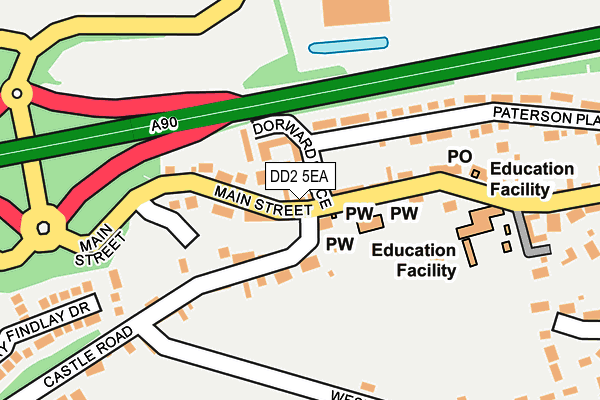 DD2 5EA map - OS OpenMap – Local (Ordnance Survey) DD2 5EA map - OS OpenMap – Local (Ordnance Survey)