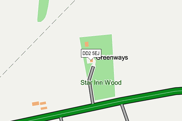 DD2 5EJ map - OS OpenMap – Local (Ordnance Survey)