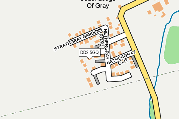DD2 5GQ map - OS OpenMap – Local (Ordnance Survey) DD2 5GQ map - OS OpenMap – Local (Ordnance Survey)