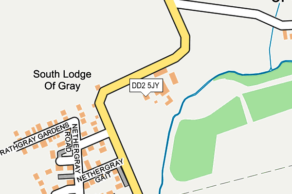 DD2 5JY map - OS OpenMap – Local (Ordnance Survey) DD2 5JY map - OS OpenMap – Local (Ordnance Survey)