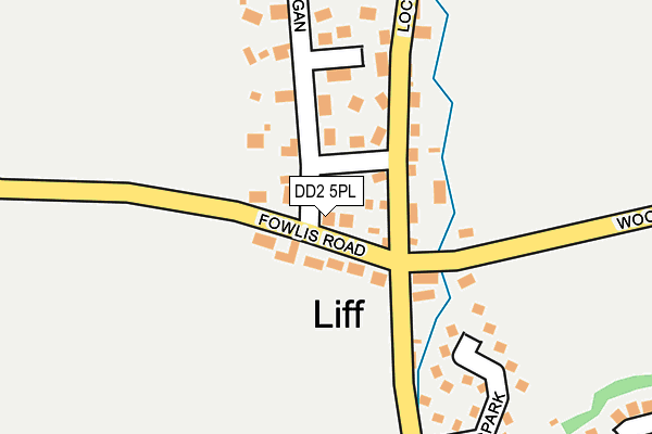 DD2 5PL map - OS OpenMap – Local (Ordnance Survey) DD2 5PL map - OS OpenMap – Local (Ordnance Survey)
