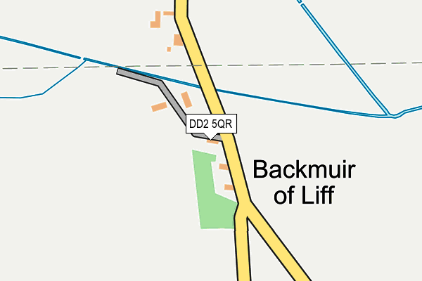 DD2 5QR map - OS OpenMap – Local (Ordnance Survey)