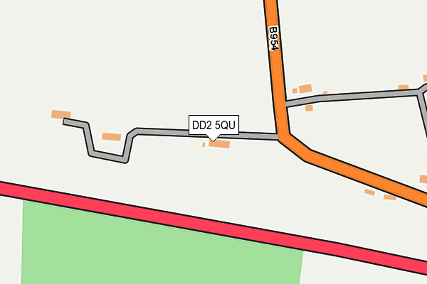 DD2 5QU map - OS OpenMap – Local (Ordnance Survey) DD2 5QU map - OS OpenMap – Local (Ordnance Survey)