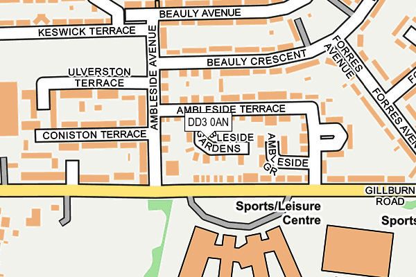 DD3 0AN map - OS OpenMap – Local (Ordnance Survey) DD3 0AN map - OS OpenMap – Local (Ordnance Survey)