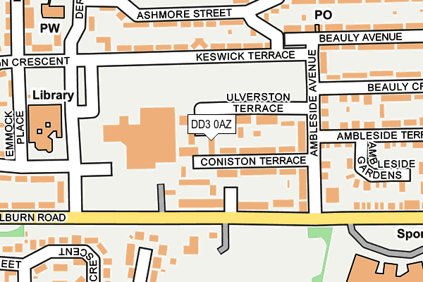 DD3 0AZ map - OS OpenMap – Local (Ordnance Survey) DD3 0AZ map - OS OpenMap – Local (Ordnance Survey)