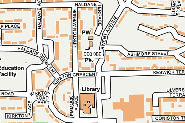 DD3 0BE map - OS OpenMap – Local (Ordnance Survey) DD3 0BE map - OS OpenMap – Local (Ordnance Survey)