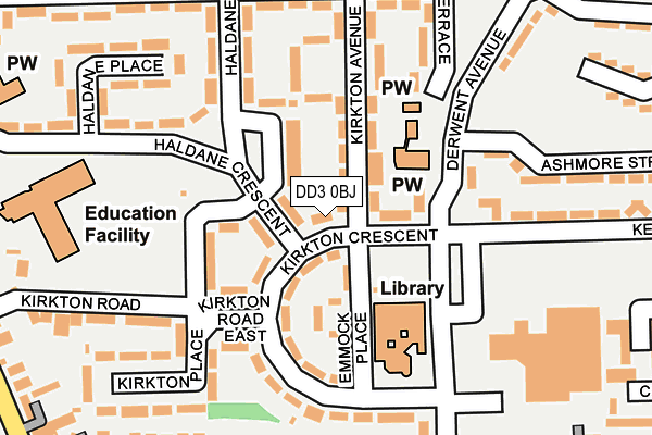 DD3 0BJ map - OS OpenMap – Local (Ordnance Survey) DD3 0BJ map - OS OpenMap – Local (Ordnance Survey)