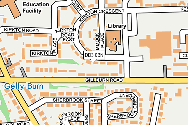 DD3 0BN map - OS OpenMap – Local (Ordnance Survey)