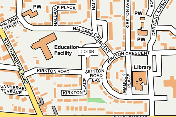 DD3 0BT map - OS OpenMap – Local (Ordnance Survey) DD3 0BT map - OS OpenMap – Local (Ordnance Survey)