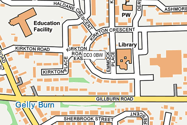 DD3 0BW map - OS OpenMap – Local (Ordnance Survey) DD3 0BW map - OS OpenMap – Local (Ordnance Survey)