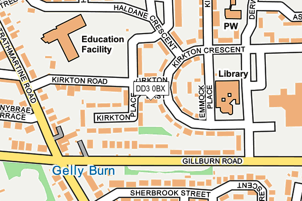 DD3 0BX map - OS OpenMap – Local (Ordnance Survey) DD3 0BX map - OS OpenMap – Local (Ordnance Survey)