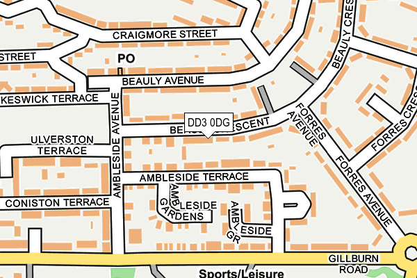 DD3 0DG map - OS OpenMap – Local (Ordnance Survey) DD3 0DG map - OS OpenMap – Local (Ordnance Survey)