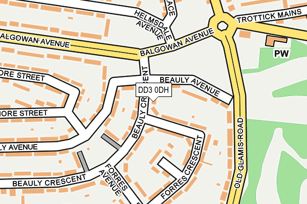 DD3 0DH map - OS OpenMap – Local (Ordnance Survey) DD3 0DH map - OS OpenMap – Local (Ordnance Survey)