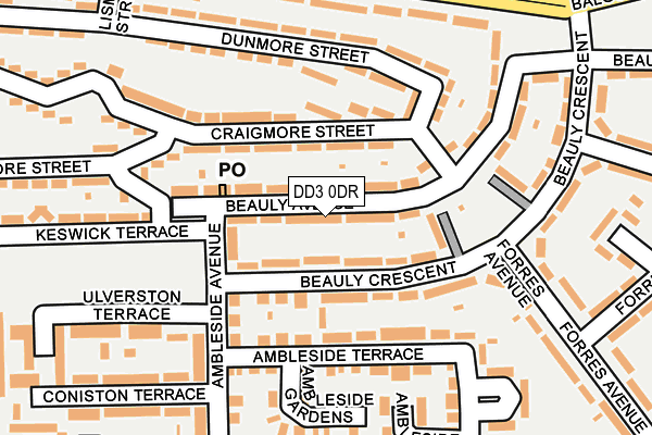 DD3 0DR map - OS OpenMap – Local (Ordnance Survey) DD3 0DR map - OS OpenMap – Local (Ordnance Survey)