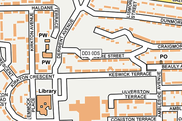 DD3 0DS map - OS OpenMap – Local (Ordnance Survey) DD3 0DS map - OS OpenMap – Local (Ordnance Survey)