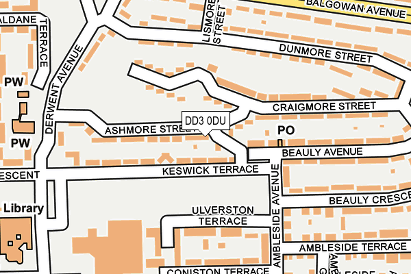 DD3 0DU map - OS OpenMap – Local (Ordnance Survey) DD3 0DU map - OS OpenMap – Local (Ordnance Survey)