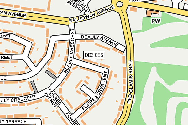 DD3 0ES map - OS OpenMap – Local (Ordnance Survey) DD3 0ES map - OS OpenMap – Local (Ordnance Survey)