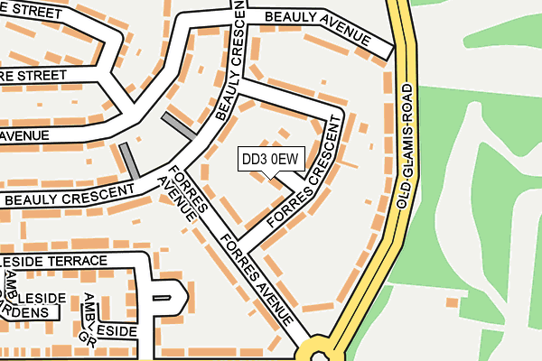 DD3 0EW map - OS OpenMap – Local (Ordnance Survey) DD3 0EW map - OS OpenMap – Local (Ordnance Survey)