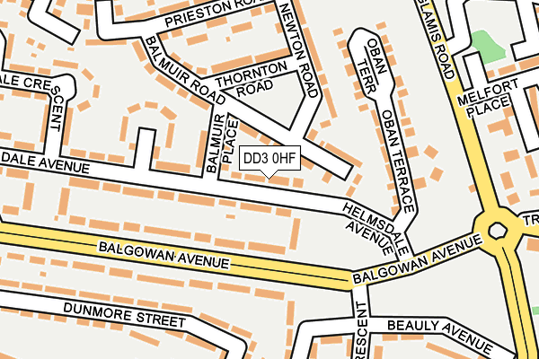 DD3 0HF map - OS OpenMap – Local (Ordnance Survey) DD3 0HF map - OS OpenMap – Local (Ordnance Survey)