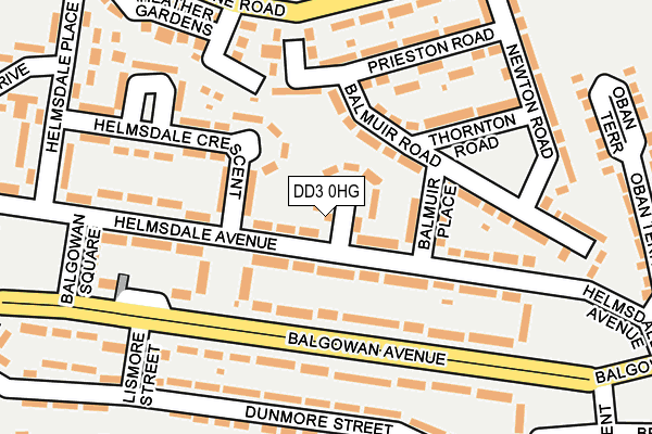 DD3 0HG map - OS OpenMap – Local (Ordnance Survey) DD3 0HG map - OS OpenMap – Local (Ordnance Survey)