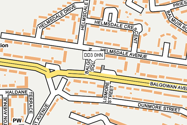 DD3 0HN map - OS OpenMap – Local (Ordnance Survey) DD3 0HN map - OS OpenMap – Local (Ordnance Survey)