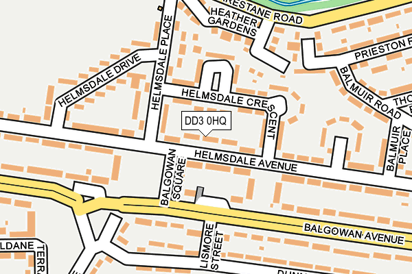 DD3 0HQ map - OS OpenMap – Local (Ordnance Survey) DD3 0HQ map - OS OpenMap – Local (Ordnance Survey)