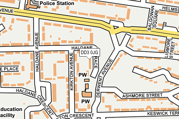 DD3 0JG map - OS OpenMap – Local (Ordnance Survey) DD3 0JG map - OS OpenMap – Local (Ordnance Survey)