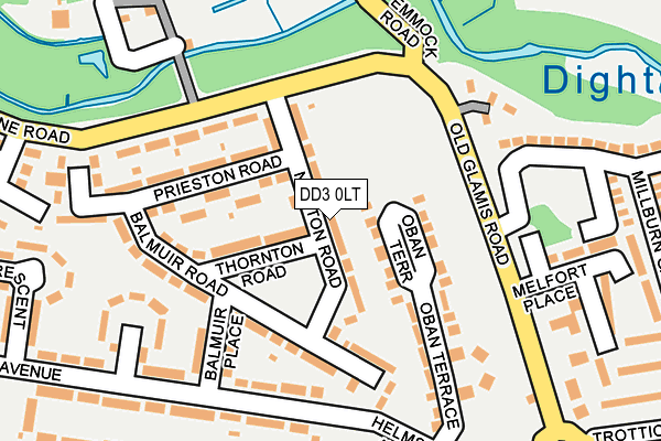 DD3 0LT map - OS OpenMap – Local (Ordnance Survey) DD3 0LT map - OS OpenMap – Local (Ordnance Survey)