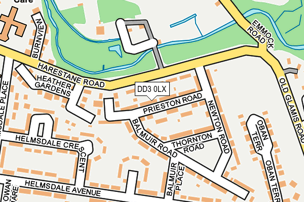 DD3 0LX map - OS OpenMap – Local (Ordnance Survey) DD3 0LX map - OS OpenMap – Local (Ordnance Survey)