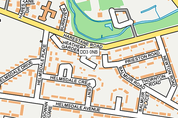 DD3 0NB map - OS OpenMap – Local (Ordnance Survey) DD3 0NB map - OS OpenMap – Local (Ordnance Survey)