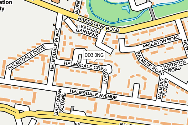 DD3 0NG map - OS OpenMap – Local (Ordnance Survey) DD3 0NG map - OS OpenMap – Local (Ordnance Survey)