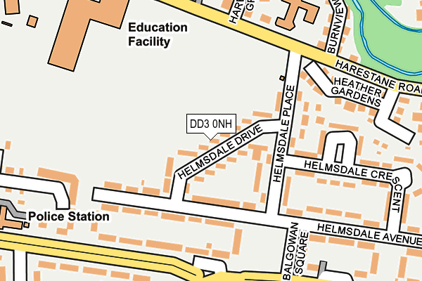 DD3 0NH map - OS OpenMap – Local (Ordnance Survey)