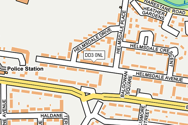 DD3 0NL map - OS OpenMap – Local (Ordnance Survey) DD3 0NL map - OS OpenMap – Local (Ordnance Survey)