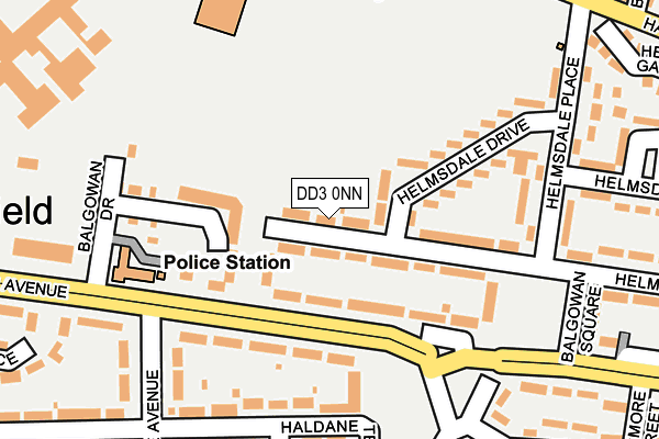 DD3 0NN map - OS OpenMap – Local (Ordnance Survey) DD3 0NN map - OS OpenMap – Local (Ordnance Survey)