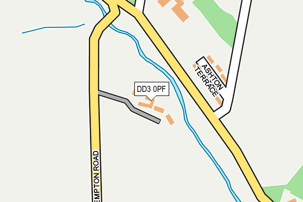 DD3 0PF map - OS OpenMap – Local (Ordnance Survey)