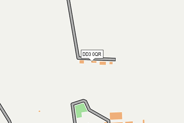 DD3 0QR map - OS OpenMap – Local (Ordnance Survey)