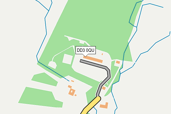 DD3 0QU map - OS OpenMap – Local (Ordnance Survey)