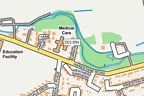 DD3 0RH map - OS OpenMap – Local (Ordnance Survey) DD3 0RH map - OS OpenMap – Local (Ordnance Survey)