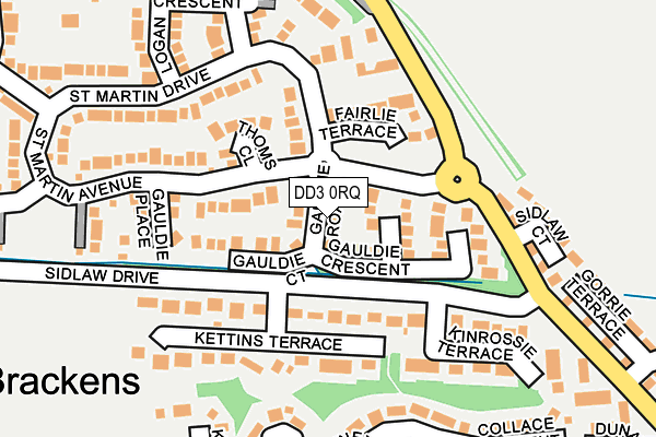 DD3 0RQ map - OS OpenMap – Local (Ordnance Survey) DD3 0RQ map - OS OpenMap – Local (Ordnance Survey)