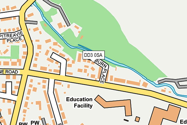 DD3 0SA map - OS OpenMap – Local (Ordnance Survey) DD3 0SA map - OS OpenMap – Local (Ordnance Survey)